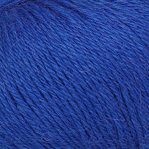 100% Alpaca Yarn Wool Set of 3 Skeins DK Worsted Weight - Heavenly Soft and Perfect for Knitting and Crocheting (Azure Blue, DK/Worsted)