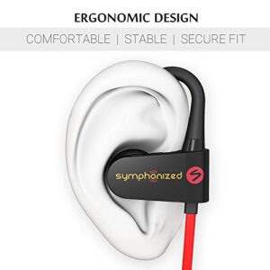 Symphonized on MFI Earbuds for iPhone + PWR Wireless Neckband Bluetooth Headphones Bundle