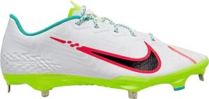 nike react vapor ultrafly elite 4 da0701-104 white-black-aurora green men's metal baseball cleats 15 us