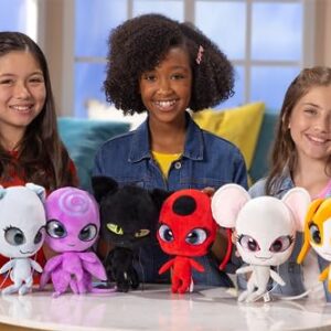 Miraculous Ladybug - Kwami Mon Ami Tikki, 9-inch Ladybug Plush Toys for Kids, Super Soft Stuffed Toy with Resin Eyes, High Glitter and Gloss, and Detailed Stitching Finishes (Wyncor)