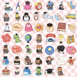50 Pcs Cute Stickers for Kids,Stickers for Students,Water Bottle Stickers Waterproof Vinyl Hydroflask Phone Skateboard Laptop Stickers, Aesthetic Sticker Packs for Girls Teens