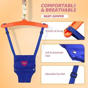 HHNAEJX 4-in-1 Toddler Swing Set and Baby Jumper, Baby Swing Stand Indoor/Outdoor Play,Anti-Flip Snug & Easy to Assemble Infants to Teens Kids Swing Seat for Playground