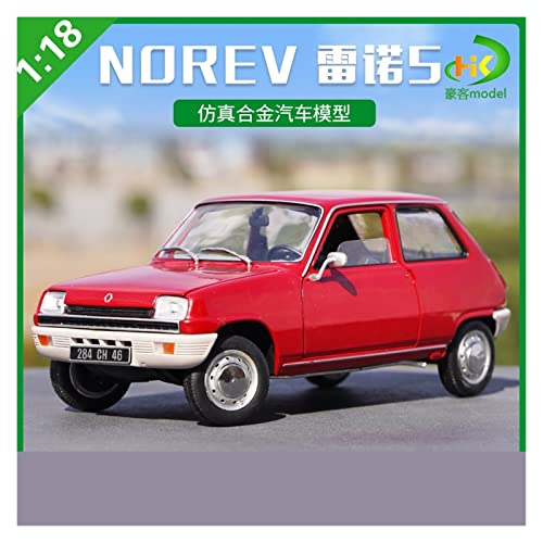 Scale Models 1 18 for Renault 5 Alpine 1976 Alloy Diecast Model Simulation Static Car Ornament Fashion Men Gift Mini Vehicles