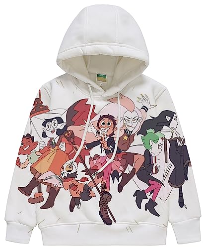 VFfotO Kids Luz Noceda Hoodie Owl House Cosplay Costume TOH Jacket Halloween Hooded Sweatshirt Tops (Style 4, 12-14 Years)