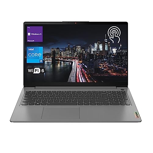 Lenovo IdeaPad 3 Laptop, 15.6” FHD Touchscreen Display, Intel Core i5-1135G7 Processor, 20GB RAM, 1TB SSD, Wi-Fi 6, SD Card Reader, HDMI, Webcam, Windows 11 Pro, Grey