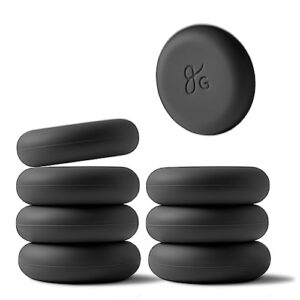 greater goods, silicone magnets, onyx black/food safe silicone, magnets for use with sous vide machine, sous vide magnets, food safe magnets for sous vide cooker, 8/pack, designed in st. louis