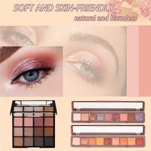 Women's Makeup Sets Full Girls Makeup kit Eye Shadow Palette, Eye Liner, Lipstick, Makeup Brush, Foundation, Concealer Mascara Powder Puff Makeup Bag Women's Makeup kit Girls Teen Gifts