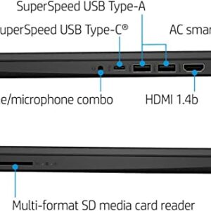 HP Newest 14" Ultral Light Student Laptop, Intel N4120 Quad-Core(> N4020), 8GB RAM, 192GB Storage(64GB eMMC+128GBSD Card), One Year Office 365, WiFi, Webcam, HDMI, USB-A&C, Win 11