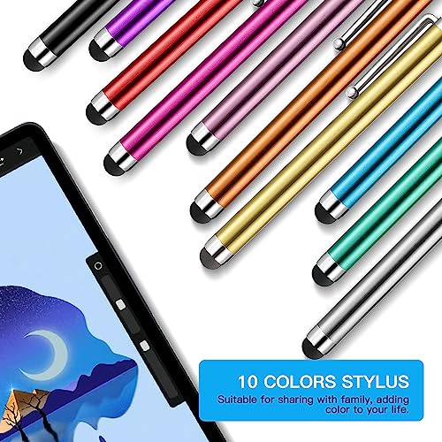 Stylus Pen for All Universal Touch Screens Devices,𝐔𝐩𝐠𝐫𝐚𝐝𝐞𝐝 Your Touch Screen Experience with AWINNER 10 Pack High Precision Capacitive Stylus Pencil