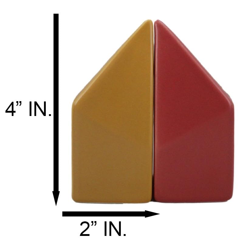 Ebros Gift Frank Lloyd Wright Organic Architecture Geometry Florida Southern College Annie Pfeiffer Chapel Triangles Earth Tone Colors Ceramic Salt And Pepper Shakers Set