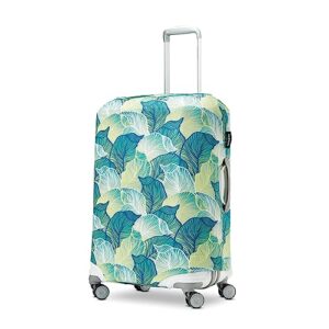 samsonite luggage cover, leaf print, medium