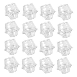 ushobe 30pcs cupcake packing boxes cake blister box clear cake box mini muffins clear plastic containers cupcake muffin holder cupcake containers individual cupcake box food containers