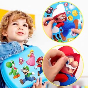 Video Game Make a Face Stickers Cute Funny Cartoon Brother Make Your Own Face Stickers for Kids Boys Girls Birthday Party Favors Goodie Bags Gifts Laptop Luggage Notebook Room Wall Reward Stickers