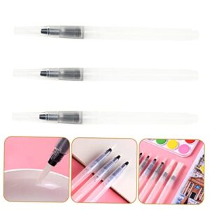 COHEALI 3pcs Writing Brush Artist Paint Brush Water Coloring Pen Artist Painting Brush Paint Brush Kit Mixology Kit Hand Painting Brush Large Capacity Water Pens Water Storage Pens Acrylic