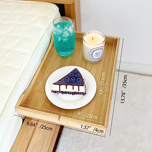 SUYUDSM Bedside Shelf, Bunk Bed Shelf Clip On Nightstand Snack Organizer, Bed Side Table Tray College Dorm Room Essentials