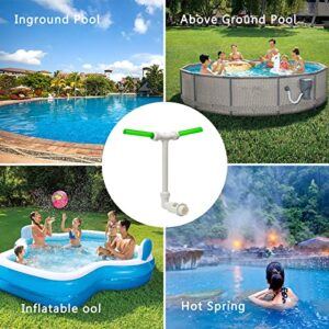 KINFAVOU Pool Fountain - Dual Spray Water Fountains for Ground & Above Ground Pool, Adjustable Waterfall Sprinkler Cooler for Pool, Swimming Pool Spa Water Temperatures