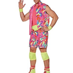 Spirit Halloween Barbie the Movie Adult Skating Ken Costume - XL | Officially Licensed | Mattel | Couples Halloween Costumes | '80s Accessories