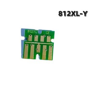 Replacement Chip for T812XL 812XL for Epson WF-7840 WF-7845 WF-7830 WF-7840 WF-7820 EC-C7000 Printer One Time Use Chip