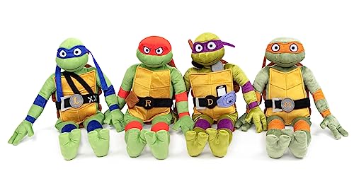 Nickelodeon Teenage Mutant Ninja Turtles Michaelangelo Plush Pillow Buddy - Super Soft Stuffed Character Pillow - Polyester Microfiber, 26 Inches