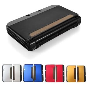 black washable soft silicone protector case for new nintendo 3ds xl ll - anti-scratch, anti-slip, dustproof