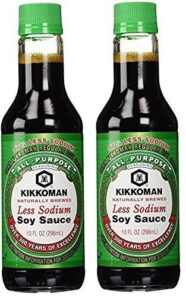 japanese less sodium lite soy sauce, 10 ounce (pack of 2)