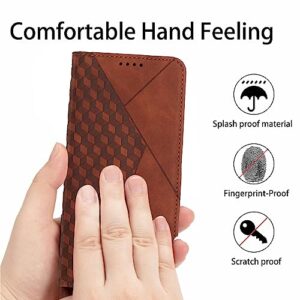 Flip Cases Smartphone Compatible with Infinix Hot 10 Lite Wallet Leather Case for Cell Phone Magnetic Suction Cup Case for Cell Phone Card Slot Stand Flip Phone Case Compatible