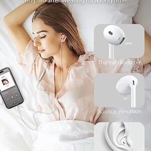 2 Packs - iPhone Earbuds with Lightning Connector [No Bluetooth Required] Headphones Wired for iPhone,[MFi Certified] Built-in Mic & Volume Control, Earphones Compatible with iPhone 14/13/12/SE/11/X