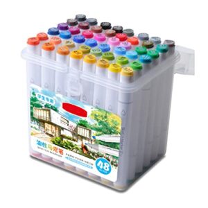 Multi-Purpose Marker Pens Highlighters Set Broad/Fine Nib 5 Colorful Graffiti Sets For Kid Artist Diy Coloring Drawing