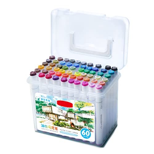 Multi-Purpose Marker Pens Highlighters Set Broad/Fine Nib 5 Colorful Graffiti Sets For Kid Artist Diy Coloring Drawing