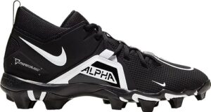 nike alpha menace 3 shark men's football cleat (us_footwear_size_system, adult, men, numeric, medium, numeric_10), black/iron grey/white