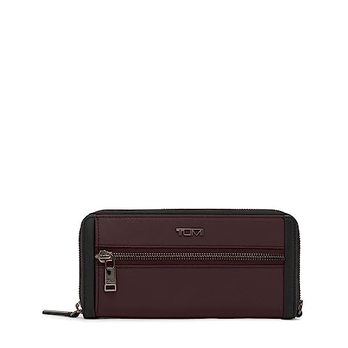 TUMI - Voyageur Zip-Around Continental Wallet for Women - Deep Plum