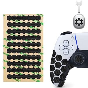 grips tape stickers compatible with razer/g pro mouse,hidrate spark/ember bottle,ps5/ps4/xbox controller hexagon decal sticker anti-slip pad multi purpose cool diy adhesive strips (silicone)