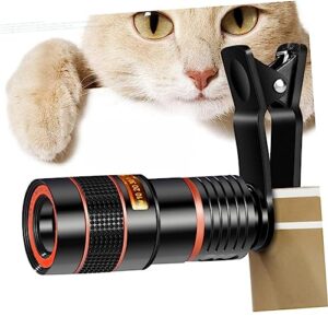 UKCOCO Mini Smart Phone Mini Phones Mini Telescope Smartphones Phone Magnifying Lens Monocular Zoom Optical Lens Macro Lens Cell Phone Telephone Magnifier Monocular Smart Phone