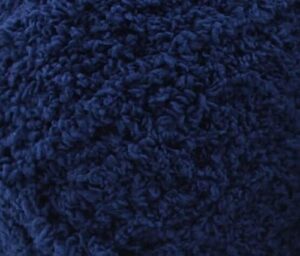 ourver (34 navy blue) soft smooth baby knitting wool cotton chunky thick yarn fiber velvet yarn hand knitting wool crochet yarn for diy craft sweaters, 5 rolls x100g