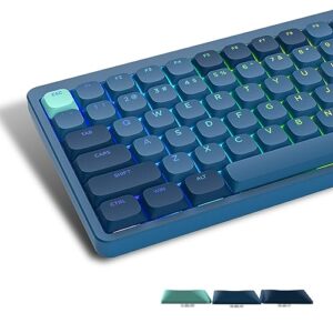 xvx low profile keycaps, 137 keys custom keycaps, blue horizon keyboard keycaps for 60% 65% 75% 80% 100% cherry gateron mx switches mechanical keyboard