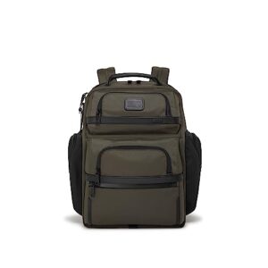 tumi - alpha brief pack for men - olive night