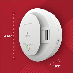 Kidde Smoke & Carbon Monoxide Detector, AA Battery Powered, Voice Alerts, LED Warning Light Indicators