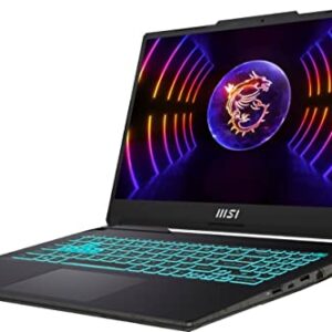 MSI Cyborg 15.6" 144hz Gaming Laptop | Intel i7-12650H Processor | 32GB RAM DDR5| 512GB SSD | NVIDIA GeForce RTX 4060 | Backlit Keyboard | Windows 11 Home | Black | Bundle with USB 3.0 Hub
