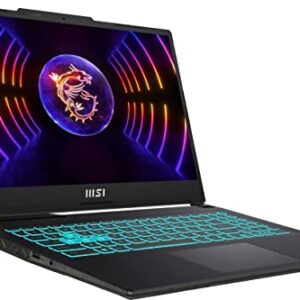 MSI Cyborg 15.6" 144hz Gaming Laptop | Intel i7-12650H Processor | 16GB RAM DDR5| 512GB SSD | NVIDIA GeForce RTX 4060 | Backlit Keyboard | Windows 11 Home | Black | Bundle with USB 3.0 Hub