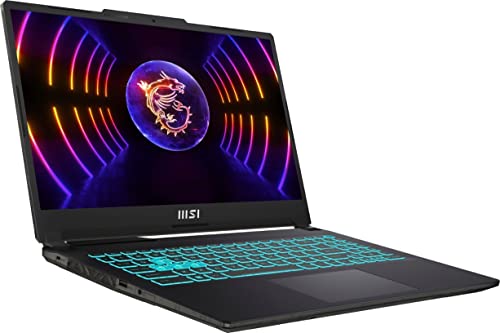 MSI Cyborg 15.6" 144hz Gaming Laptop | Intel i7-12650H Processor | 16GB RAM DDR5| 512GB SSD | NVIDIA GeForce RTX 4060 | Backlit Keyboard | Windows 11 Home | Black | Bundle with USB 3.0 Hub