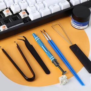 YIMAGUJRX RUNJRX Keyboard Lube Kit JRX 205G0 0.53oz/15g for Mechanical Keyboard Switch Lube, Keyboard Tools with Keycap Puller,Switch Puller,Tweezers(6 Pcs)