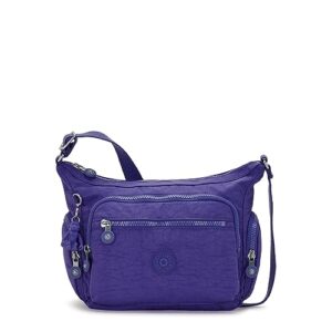 kipling women's gabbie small crossbody, lightweight everyday purse, casual shoulder bag, lavender night