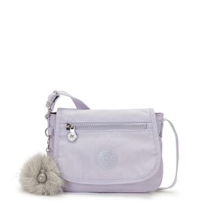 kipling women's sabian mini crossbody, lightweight everyday purse, shoulder bag, fresh lilac gg
