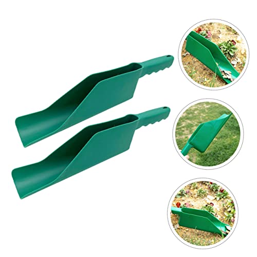 SOESFOUFU 2pcs Drain Cleaning Spoon Air Duct Cleaning Tools Gutter Cleaning Scoop Roof Gutter Shovels Home Tools Household Cleaning Supplies Metal Pooper Scooper Home Gutter Cleaning Scoop