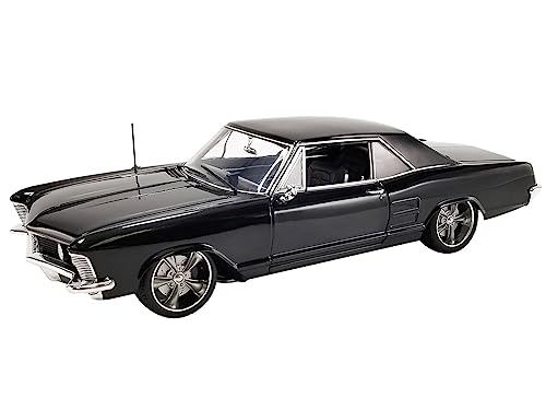 1964 Riviera Custom Cruiser Black Limited Edition to 354 Pieces Worldwide 1/18 Diecast Model Car by Acme A1806307