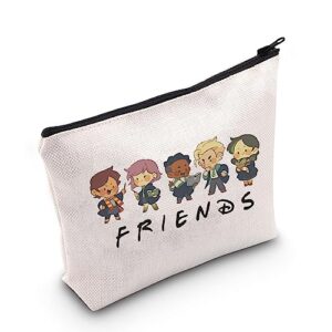pofull owl friends characters cosmetic bag toh friends fan gifts magic kingdom gift (owl firends cosmetic bag)