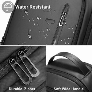 Laptop Backpack,Slim Business Backpack for Men with USB Charger,Expandable Lightweight Waterproof Travel Backpack Anti-theft Mens Bakpacks 15.6 Inch Work Computer Bag College Backpacks for Men Women