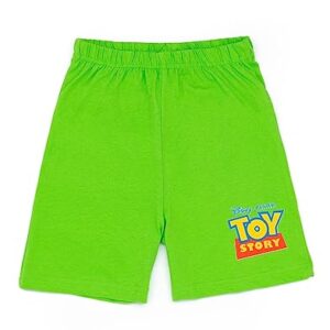 Disney Toy Story Buzz Lightyear Boys Pyjama Set | Kids Buzz Lightyear Costume PJs | Galactic Hero Design T-Shirt and Shorts Green