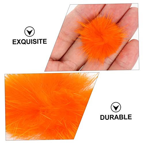 Didiseaon 15pcs Color Ball Car Accesories Red Accessories for Car Red Decorations Yarn Pom Colored Pom Pom Balls Artificial Fur Clothing Decor Prop Fur Ball Ornaments Hairball