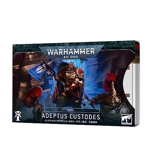 Games Workshop Warhammer 40k - Index Cards: ADEPTUS Custodes